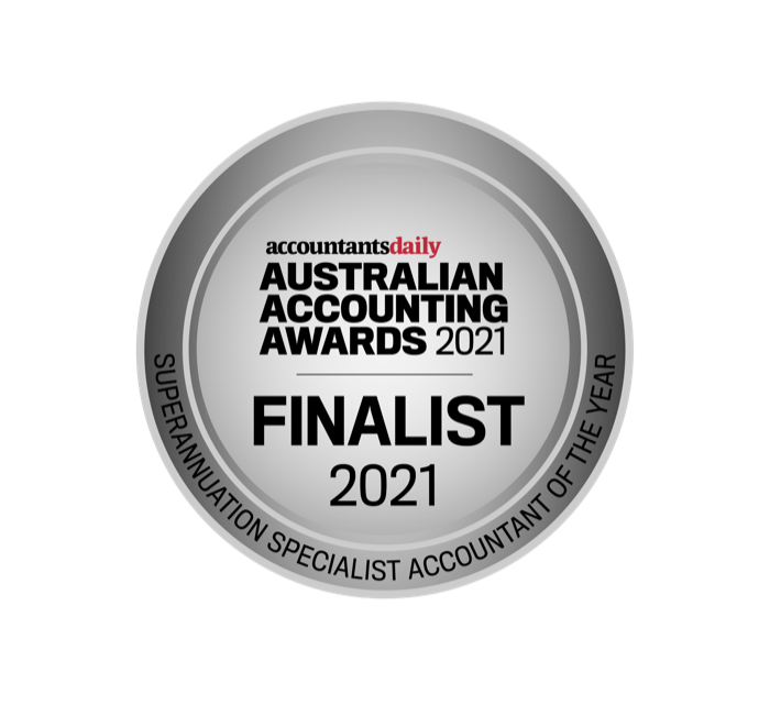 2021 Australian Accounting Awards finalist seal